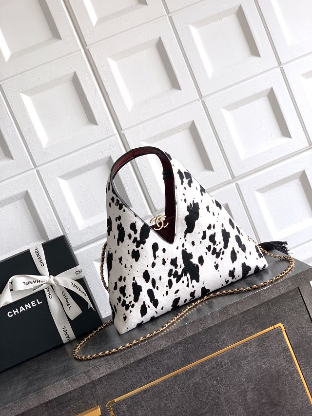 CC original horse hair hobo bag AS6101 black&white