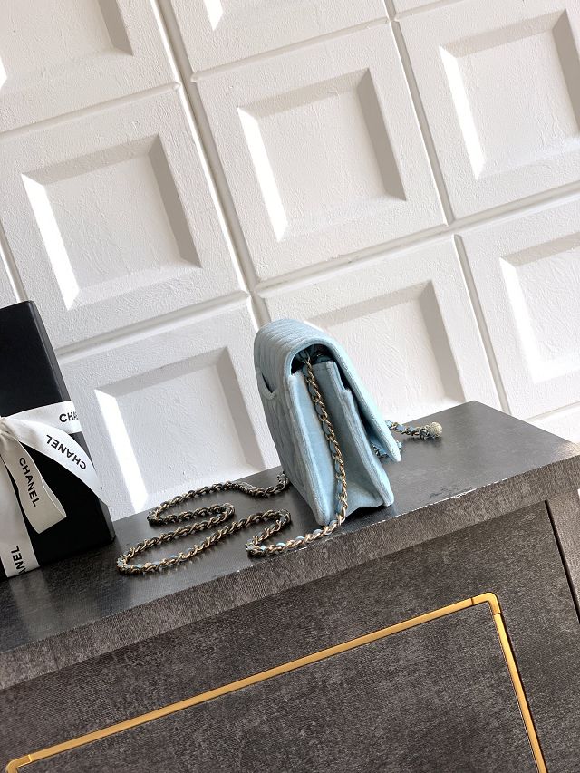 CC original velvet wallet on chain AP1450