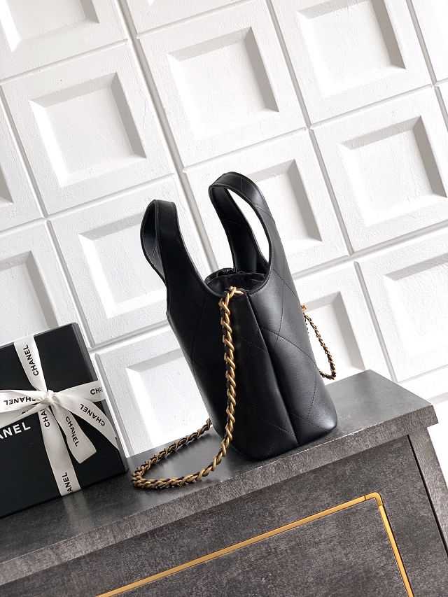 CC original calfskin small tote bag AS6132 black