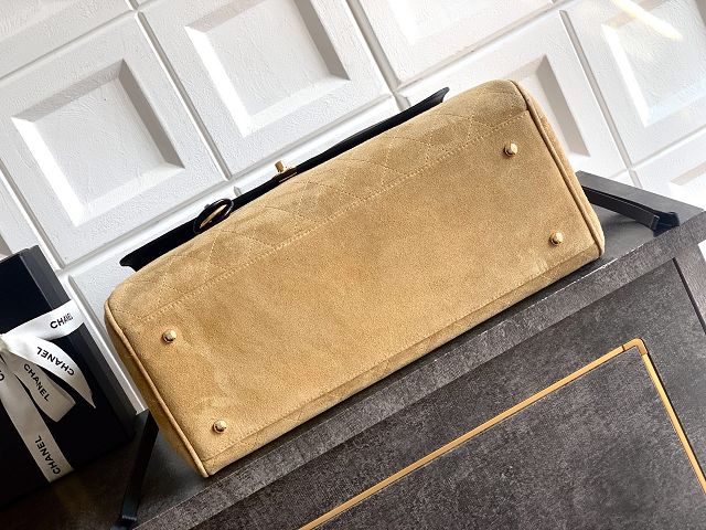 CC original suede calfskin medium tote bag AS6289 black