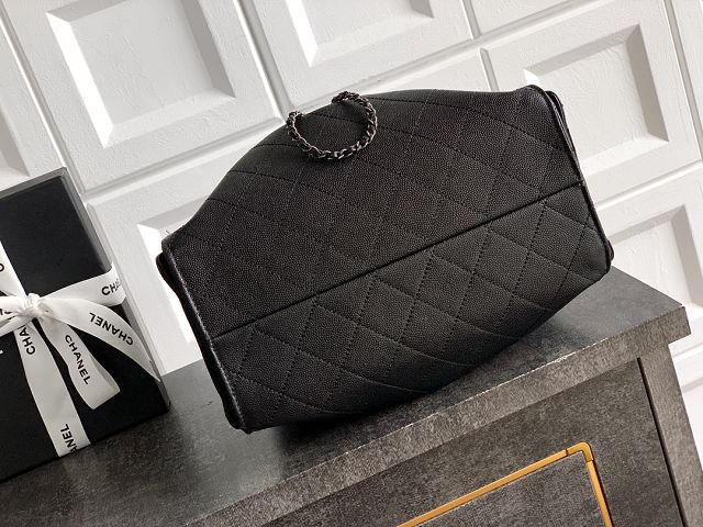 CC original grained calfskin 25 small handbag AS5293 black