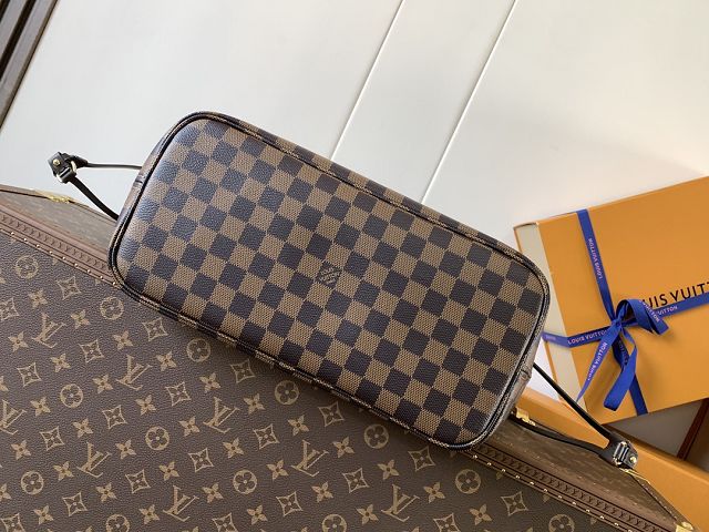 New Louis vuitton original damier ebene neverfull mm N40599 pink