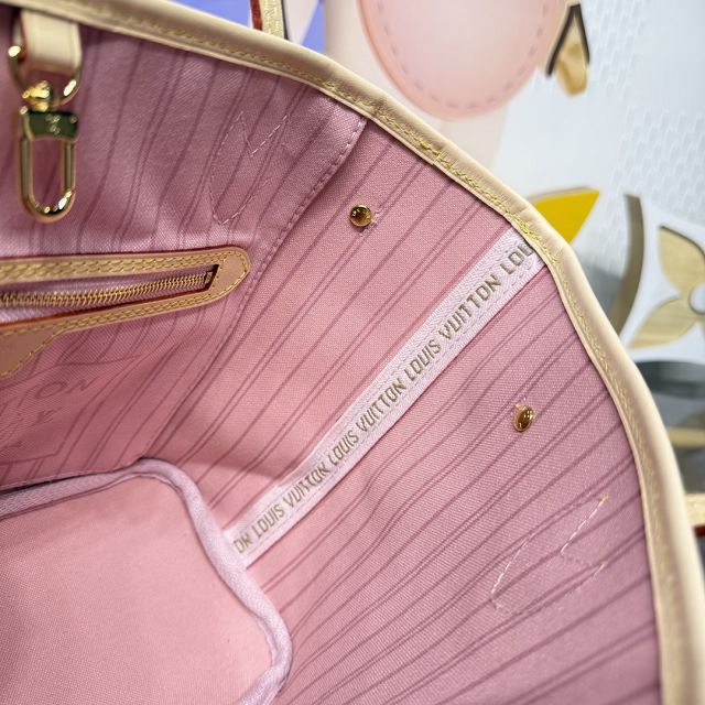 New Louis vuitton original monogram canvas neverfull gm M46978 pink