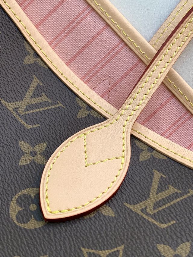 New Louis vuitton original monogram canvas neverfull mm M46975 pink