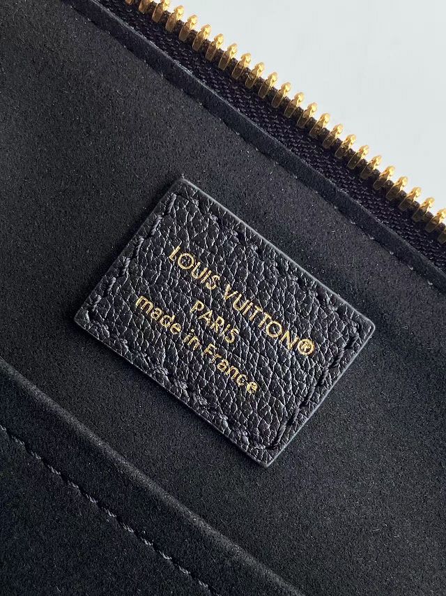 Louis vuitton original calfskin alma trunk BB M29445 black