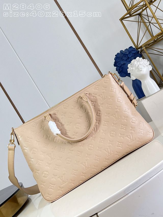 Louis vuitton original calfskin skyline MM handbag M29152 hazelnut