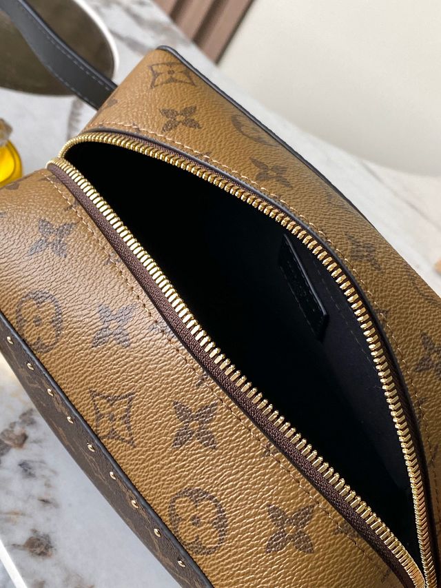 Louis vuitton original monogram reverse  locker dopp kit M29313