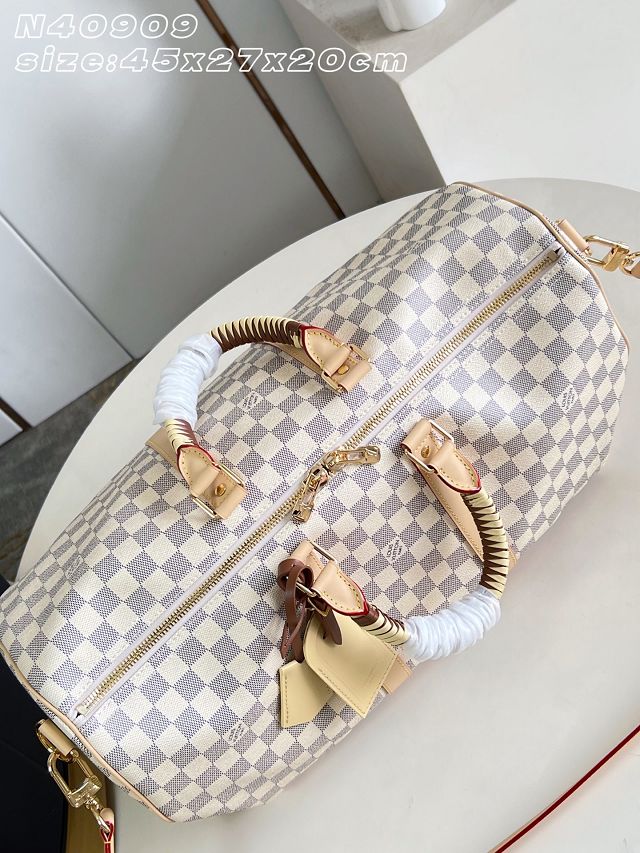 Louis vuitton original damier azur keepall 45 N40909