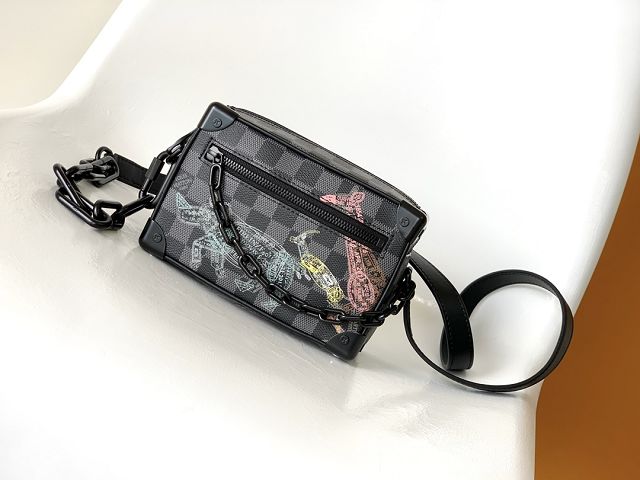 Louis vuitton original canvas mini soft trunk N45278