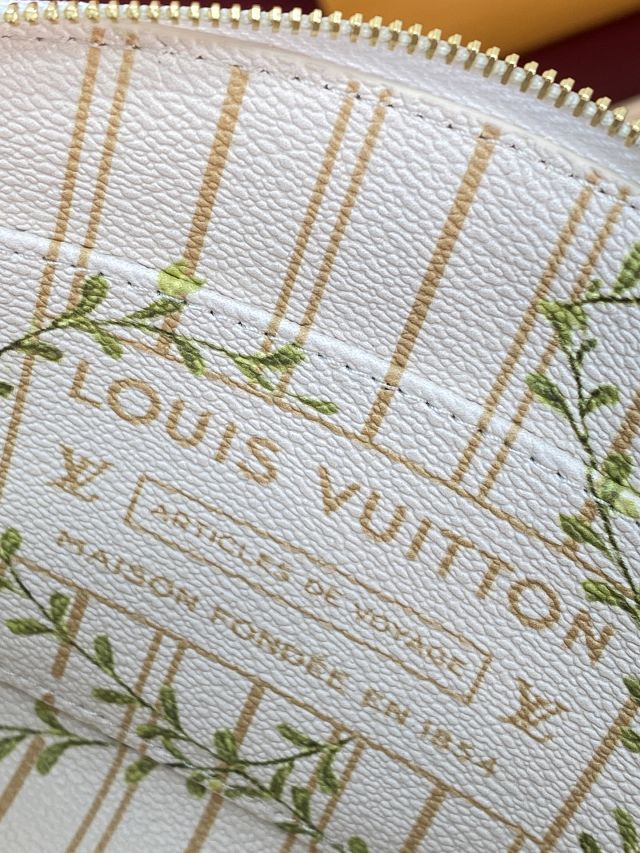 Louis vuitton original canvas pochette cosmetique PM M28679 pink