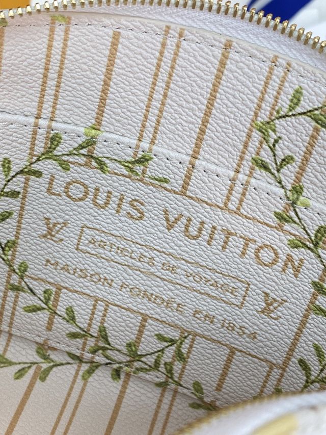 Louis vuitton original canvas pochette cosmetique PM M28679 yellow