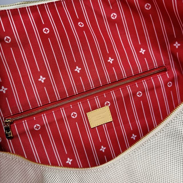 Louis vuitton original cotton voyageur bag M28509 red