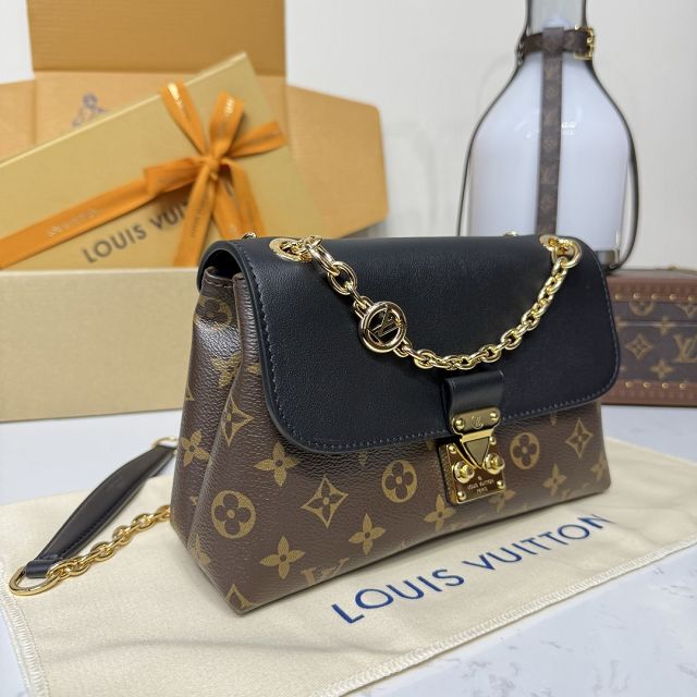 Louis vuitton original monogram canvas madeleine BB M28424 black 