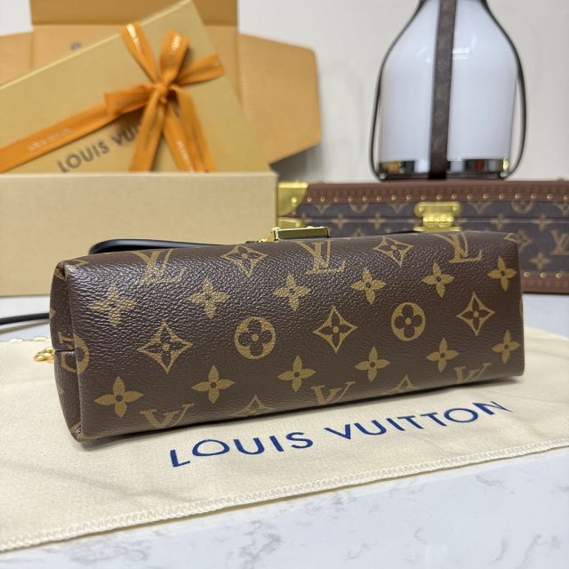 Louis vuitton original monogram canvas madeleine BB M28424 black 