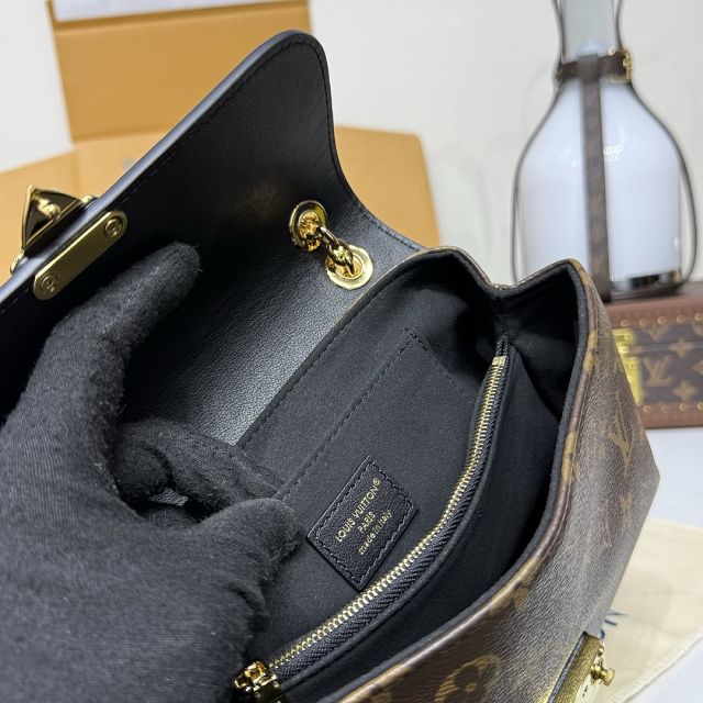 Louis vuitton original monogram canvas madeleine BB M28424 black 