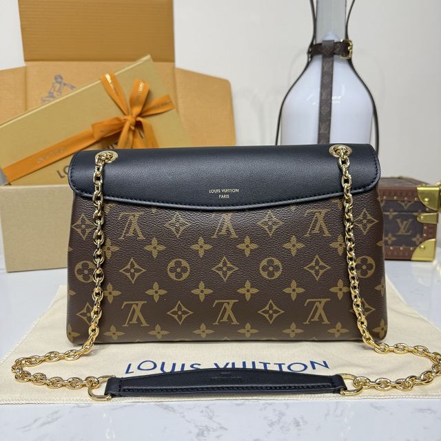 Louis vuitton original monogram canvas madeleine pm M28610 black