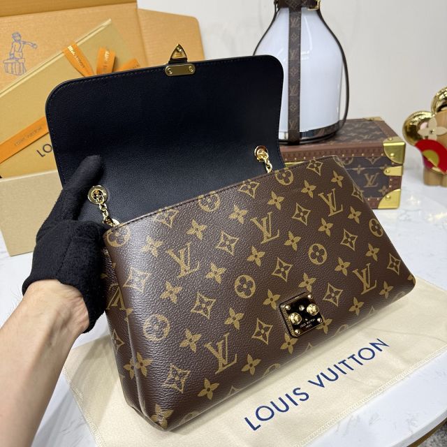 Louis vuitton original monogram canvas madeleine pm M28610 black