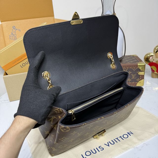 Louis vuitton original monogram canvas madeleine pm M28610 black