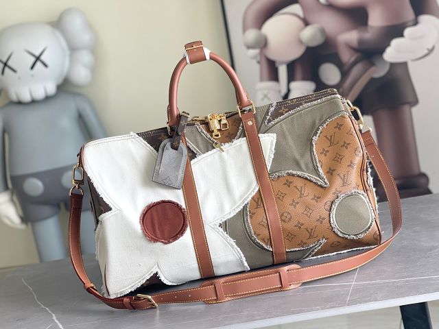 Louis vuitton original monogram reverse keepall 50 M29190