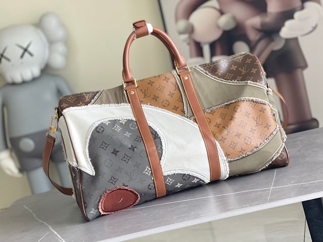 Louis vuitton original monogram reverse keepall 50 M29190