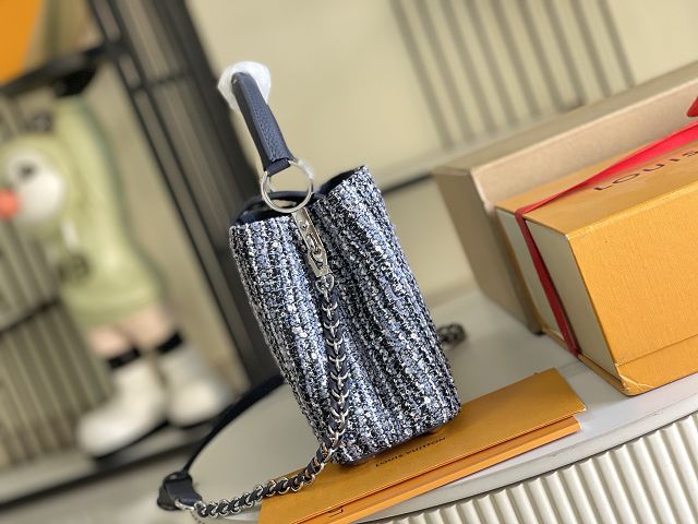 Louis vuitton original sequins capucines BB handbag M12948 blue