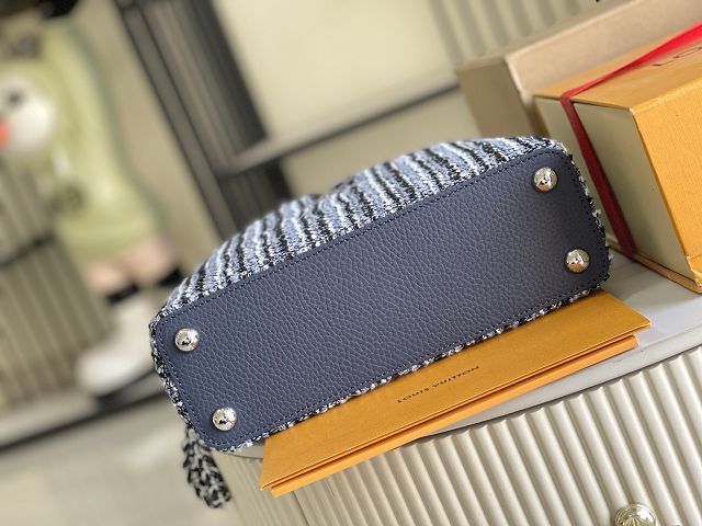 Louis vuitton original sequins capucines BB handbag M12948 blue