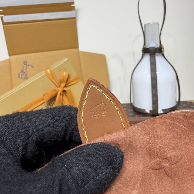 Louis vuitton original suede calfskin speedy P9 30 M21122 brown