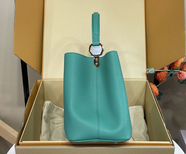 Louis vuitton original calfskin capucines visionnaire GM handbag M26259 green