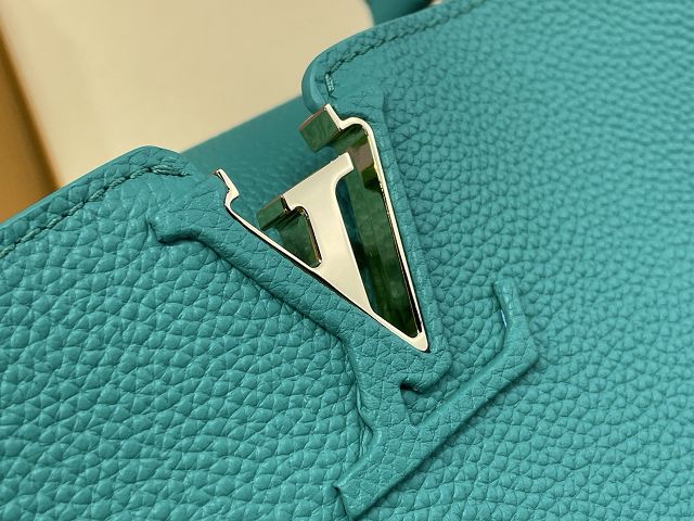 Louis vuitton original calfskin capucines visionnaire GM handbag M26259 green
