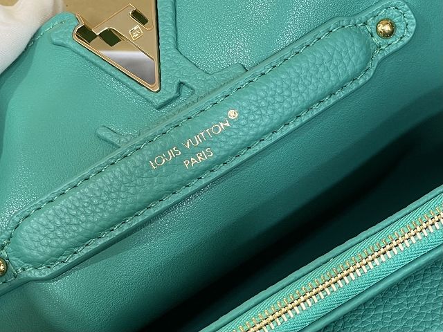 Louis vuitton original calfskin capucines visionnaire GM handbag M26259 green