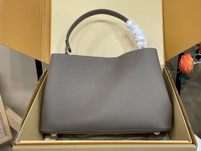 Louis vuitton original calfskin capucines visionnaire GM handbag M26259 grey