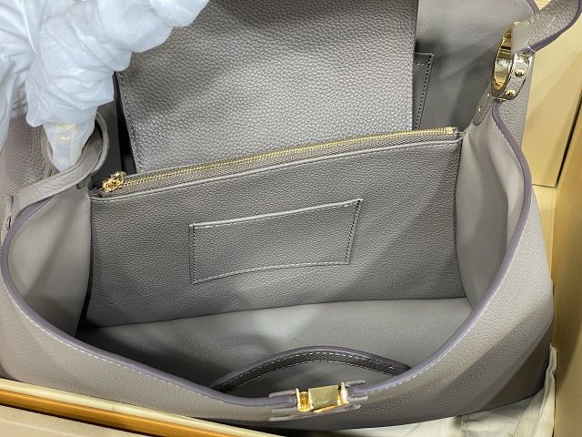 Louis vuitton original calfskin capucines visionnaire GM handbag M26259 grey