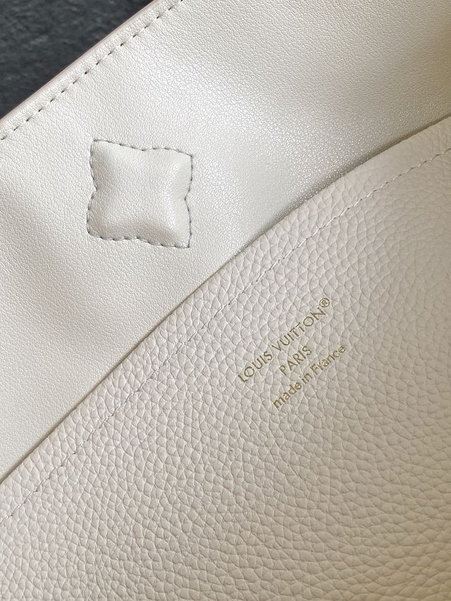 Louis vuitton original calfskin capucines visionnaire GM handbag M26259 off-white