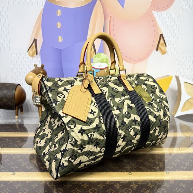Louis vuitton original cotton speedy 35 M95773 green