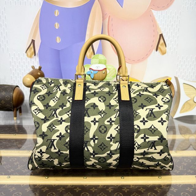 Louis vuitton original cotton speedy 35 M95773 green