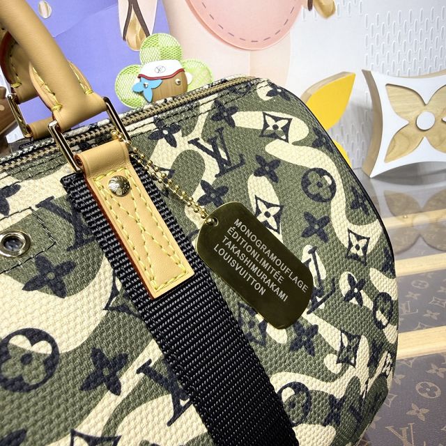 Louis vuitton original cotton speedy 35 M95773 green