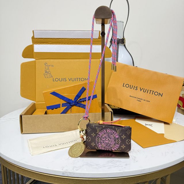 Louis vuitton original monogram canvas phone holder M28125 