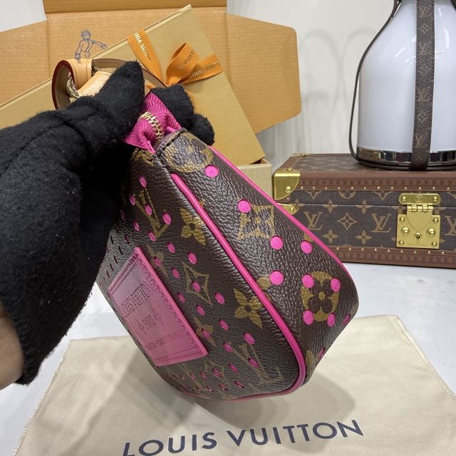 Louis vuitton original monogram canvas pochette accessoires M29001 fuchsia