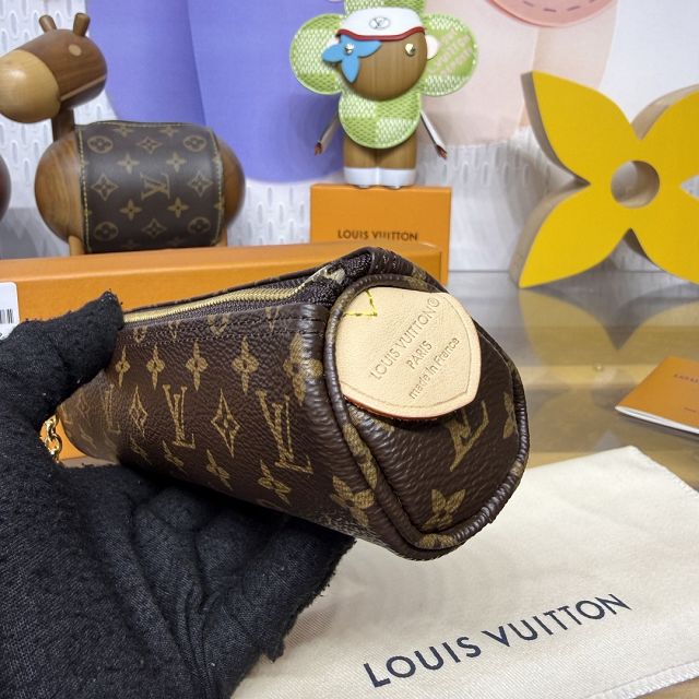 Louis vuitton original monogram canvas pochette pencil M28059