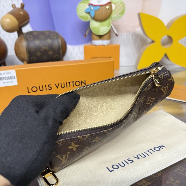 Louis vuitton original monogram canvas pochette pencil M28059