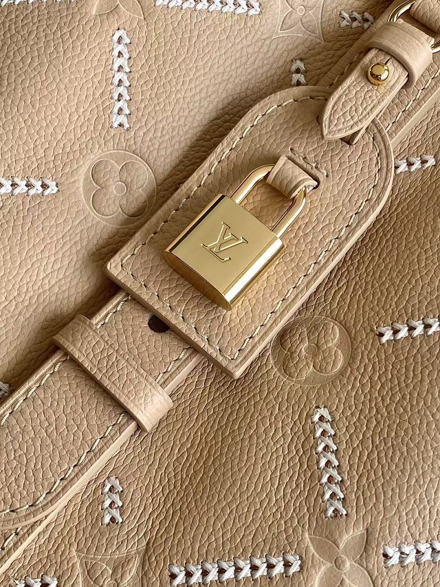 Louis vuitton original calfskin all In MM handbag M28524 hazelnut