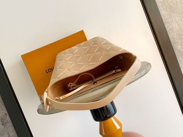 Louis vuitton original calfskin all In MM handbag M28524 hazelnut