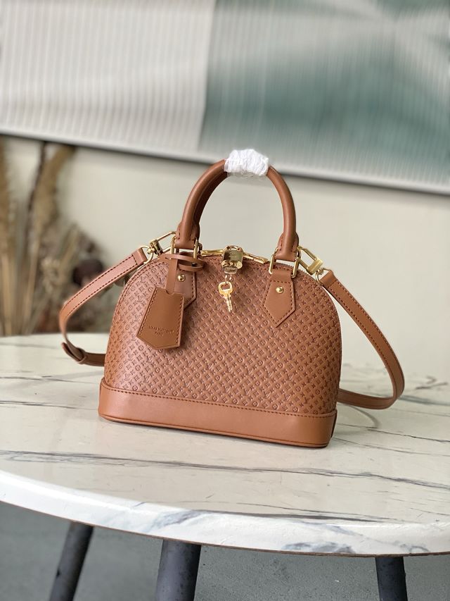 Louis vuitton original calfskin alma BB M29491 brown
