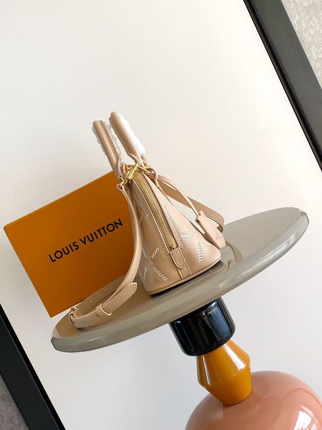 Louis vuitton original calfskin alma BB handbag M20409 hazelnut