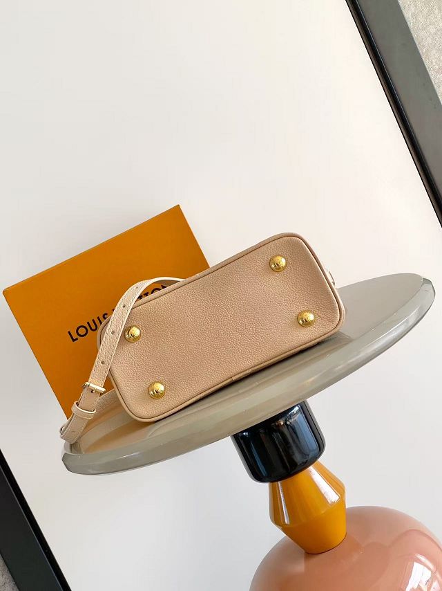 Louis vuitton original calfskin alma BB handbag M20409 hazelnut