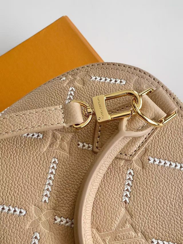 Louis vuitton original calfskin alma BB handbag M20409 hazelnut