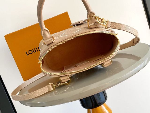 Louis vuitton original calfskin alma BB handbag M20409 hazelnut