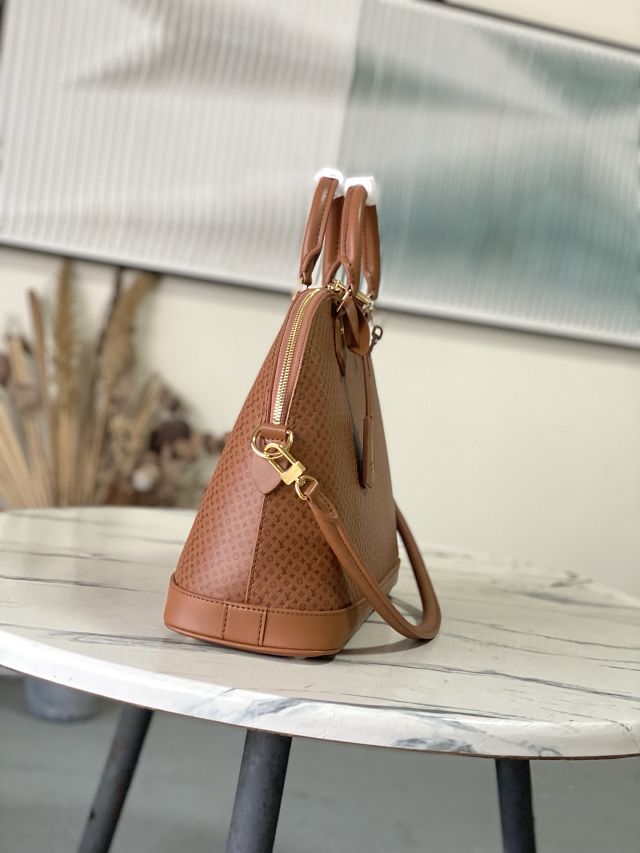 Louis vuitton original calfskin alma MM soft M28517 brown