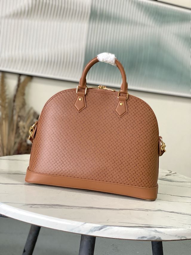 Louis vuitton original calfskin alma MM soft M28517 brown