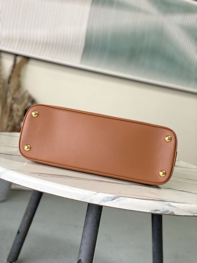 Louis vuitton original calfskin alma MM soft M28517 brown